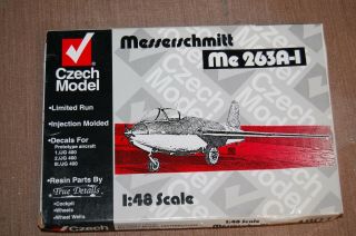 1/48 Czech Model Messerschmitt Me.  263 A - 1 W.  W.  Ii German Rocket Plane N.  I.  O.  B.