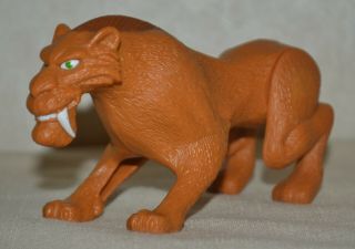 Mcdonalds Ice Age Dawn Of The Dinosaurs Pouncing Diego Sabre Tooth Tiger Figure