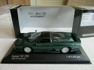 Minichamps 1/43 Jaguar Xj 220 1991 " Jaguar Racing Green " Limited 430102224