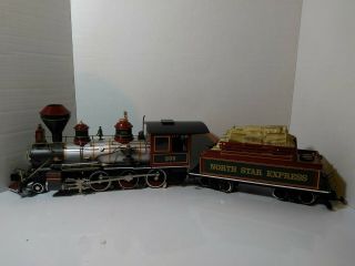 Bachmann G Scale Train North Star Express 4 - 6 - 0 Engine And Tender