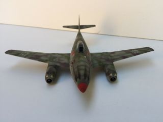 1/72 Professionally Built,  Painted,  Messerschmitt Me 262 Aircraft Model