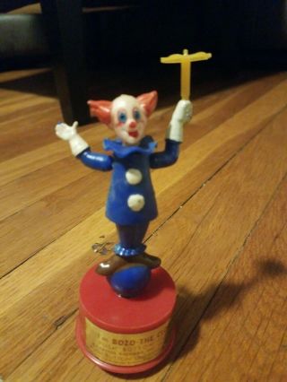 Vintage Bozo The Clown Push Button Puppet Kohner Toy Capitol Records