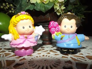 Fisher Price Little People Disney Prince And Princess Figures,  Castle Figures Fp