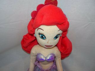 Disney Store Princess Ariel Plush Doll Toy Beauty & The Beast Medium 20 