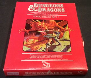 Vintage 1983 Dungeons & Dragons Tsr 1011 Basic Rule Set 1