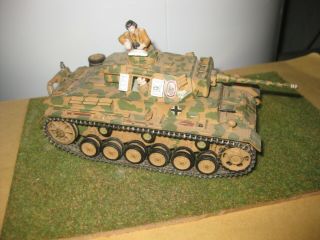 German Tank Iii Built,  Painted 1/35