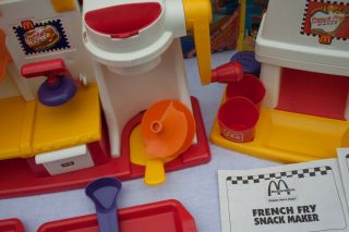 McDonalds Happy Meal Magic Snack Maker Hamburger French Fry & Fountain Drink Toy 6
