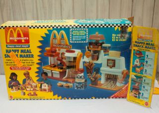 McDonalds Happy Meal Magic Snack Maker Hamburger French Fry & Fountain Drink Toy 7