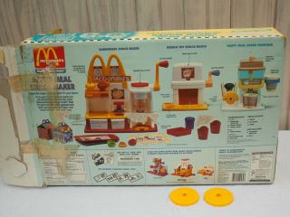 McDonalds Happy Meal Magic Snack Maker Hamburger French Fry & Fountain Drink Toy 8