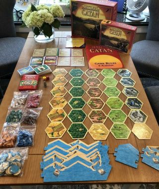 The Settlers Of Catan Board Game 3061 Plus 3062 5 To 6 Player Expansion