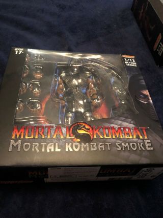 Authentic Storm Collectibles Mortal Kombat Smoke Figure Nycc 2018 Opened