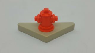 Vintage Fisher - Price Little People Sesame Street Apartment 938 Fire Hydrant