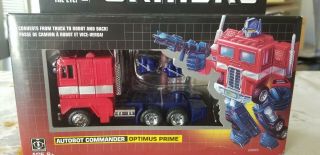 Transformers G1 Optimus Prime Heroic Autobot Commander Reissue Exclusive Walmart