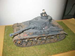 German Tank Iv Built,  Painted 1/35