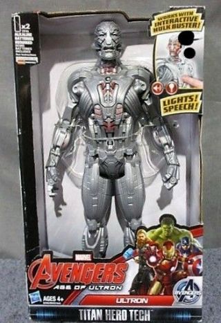 Marvel Avengers Age Of Ultron Titan Hero Tech " Ultron " 12 " Figure Nib