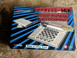 Kasparov Chess Computer,  Express 16k,  Scisys 1980’s,