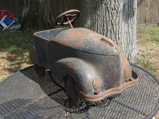 Vintage Heavy Metal Pedal Car for restoration 2