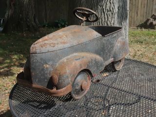 Vintage Heavy Metal Pedal Car for restoration 3