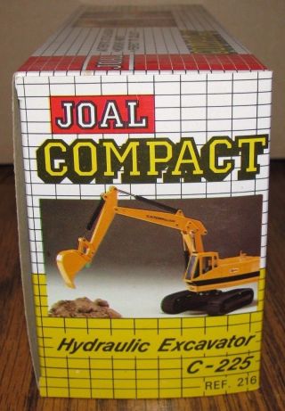 Caterpillar Cat 225 Hydraulic Excavator 1/70 Joal Toy 216 Construction Die Cast 6