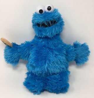 Cookie Monster W/cookie Fisher - Price Sesame Street 15 " Plush 2008 Elmo Stuffed