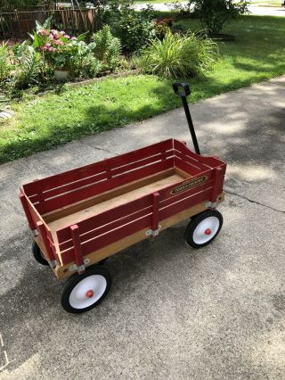 Radio Flyer Town And Country Wagon Red Side Slats 1980’s