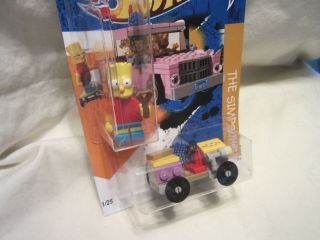 Hot Wheels CUSTOM THE SIMPSONS FAMILY CAR w/Bart Lego Figurine Limited 1/25 Made 4