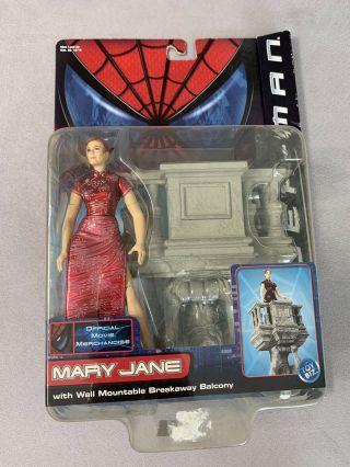 Marvel Spider Man Mary Jane With Mountable Breaking Balcony Toybiz