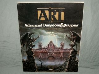Tsr Ad&d D&d - The Art Of The Advanced Dungeons & Dragons Fantasy Game (rare)