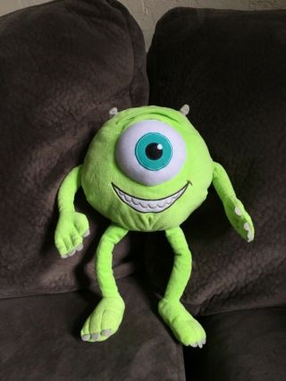 Disney Pixar Monsters Inc.  Mike Wazowski Plush Stuffed Toy 13”