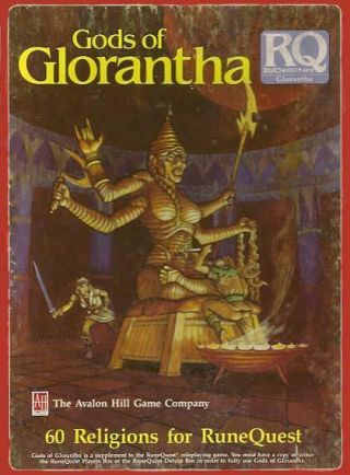 Avalon Hill Runequest Gods Of Glorantha Box Vg,