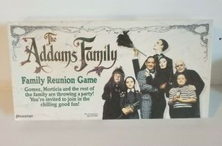 Vintage 1991 The Addams Adams Family Reunion Board Game Complete Rare / Ln