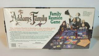 Vintage 1991 The Addams Adams Family Reunion Board Game COMPLETE Rare / LN 2