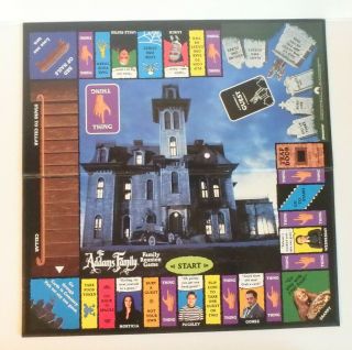 Vintage 1991 The Addams Adams Family Reunion Board Game COMPLETE Rare / LN 4