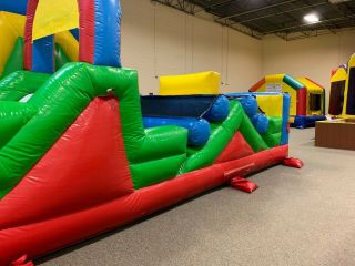 34x23x16 HEC Adrenaline Rush 2 Obstacle Course Commercial Kids/Party Inflatable 4