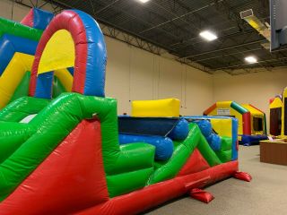 34x23x16 HEC Adrenaline Rush 2 Obstacle Course Commercial Kids/Party Inflatable 5