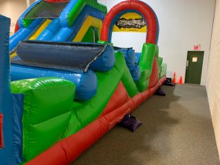 34x23x16 HEC Adrenaline Rush 2 Obstacle Course Commercial Kids/Party Inflatable 8