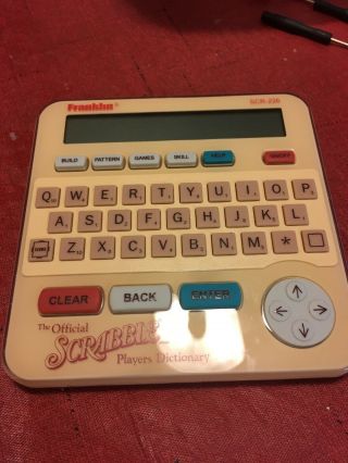 Official Scrabble Players Dictionary Franklin Electronic Scr - 226