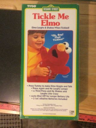 Tickle Me Elmo Sesame Street 1996 Edition Tyco Model Vintage 3