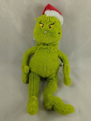Manhattan Toy Dr Seuss Mr Grinch Plush 12 " 2018 Stuffed Animal