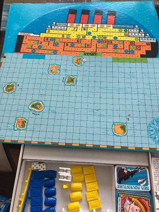 Vintage Sinking Of The Titanic Board Game By Ideal 1976 Complete Bad Box (5)