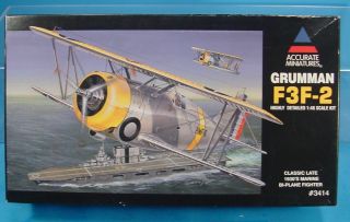 1/48 Scale Accurate Miniatures 3414 Grumman F3f - 2 1930 