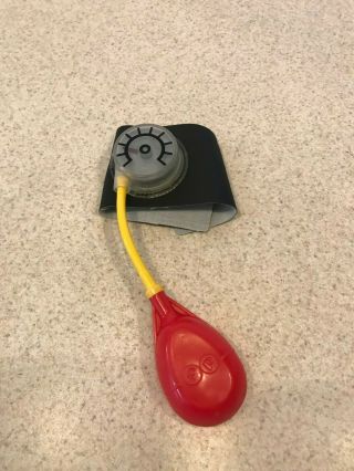 Fisher Price Doctors Kit Replacement Blood Pressure Cuff Toy Black Red & Yellow