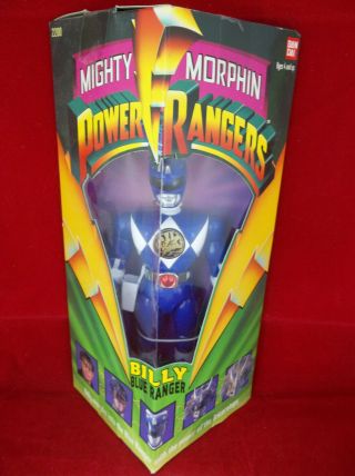 Bandai Mighty Morphin Power Rangers Billy Blue Ranger 8 " 1993 Action Figure