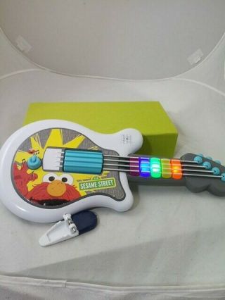 Hasbro 2010 Sesame Street Elmo Guitar Lets Rock Musical Light - Up