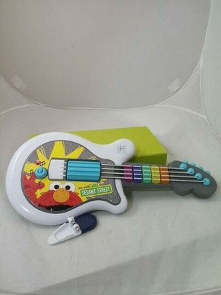 Hasbro 2010 Sesame Street Elmo Guitar Lets Rock Musical Light - up 2