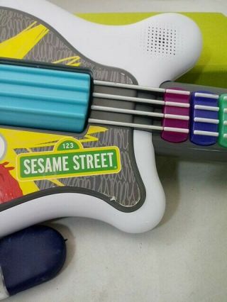 Hasbro 2010 Sesame Street Elmo Guitar Lets Rock Musical Light - up 5