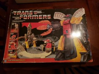 Transformers Autobot Defense Base Omega Supreme G1 1985 Complete Box Set