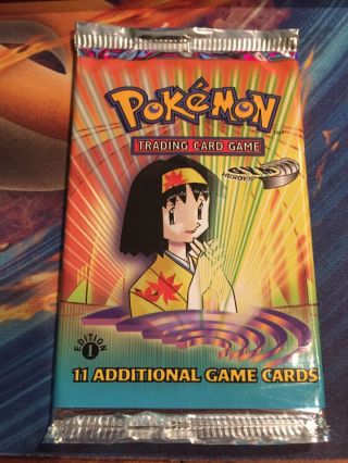 Pokemon 1st Edition Gym Heroes Booster Packs - Factory Fresh
