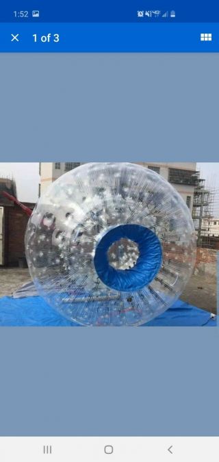 Inflatable Zorb Ball Zorbing Human Hamster Ball 2.  5m Zorb Ball