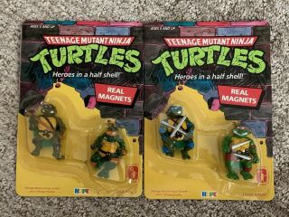 Vintage Teenage Mutant Ninja Turtles Tmnt 4 Magnet Set Mirage Studios Sdcc